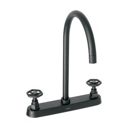 Mezcladora para Cocina Tubig Negro Mate Maneral Redondo - Foset