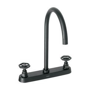 Mezcladora para Cocina Tubig Negro Mate Maneral Redondo - Foset
