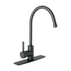 Monomando para Cocina Palanca Cuello Alto Negro Mate - Foset