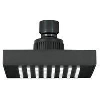 Regadera Cuadrada sin Brazo Abs Negro Mate 4 Plg - Foset