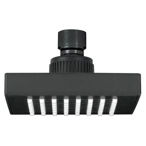 Regadera Cuadrada sin Brazo Abs Negro Mate 4 Plg - Foset