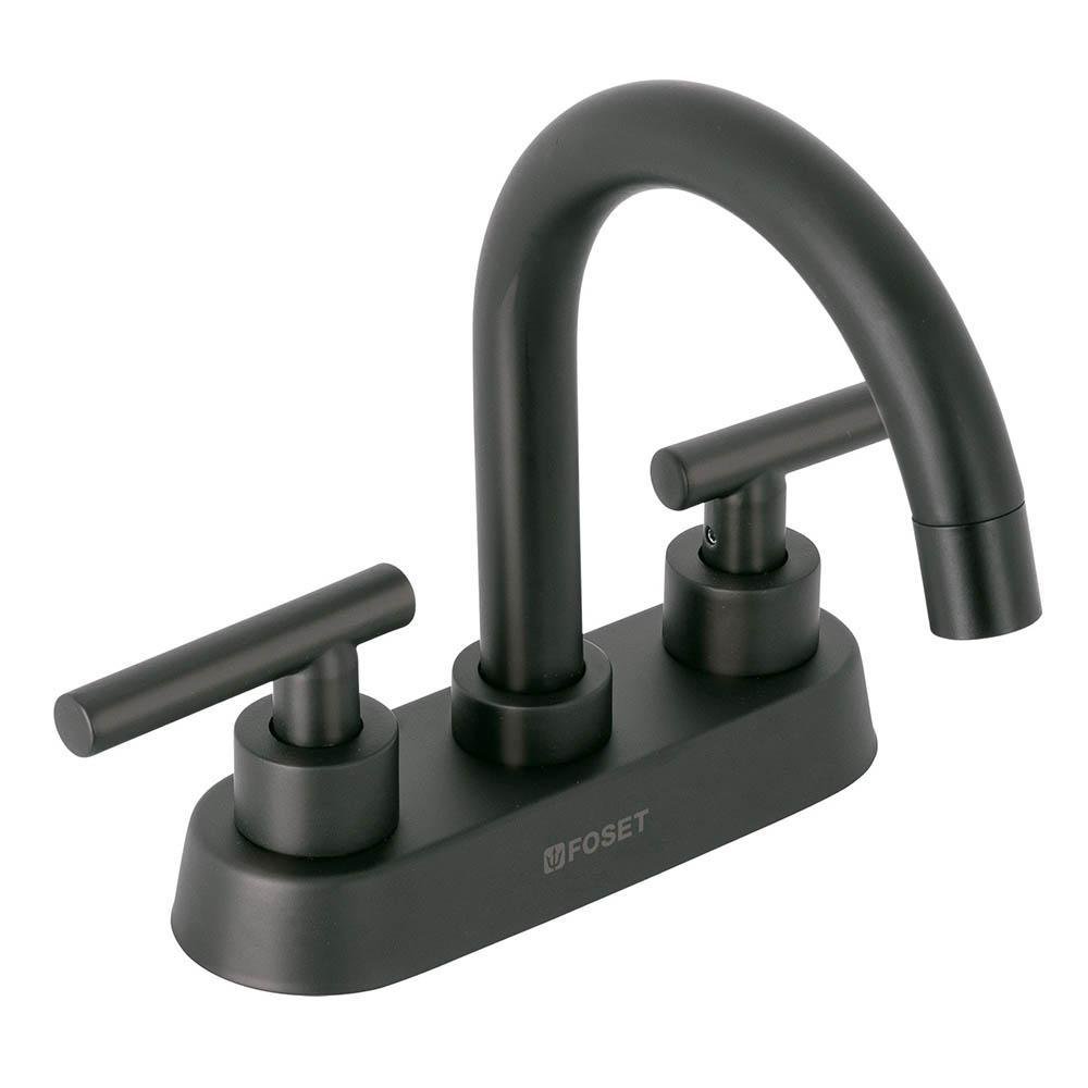 Grifo Mezclador para Lavamanos Estilo Bar 4 plg Negro Mate