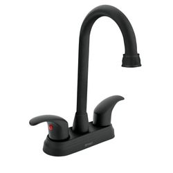 Mezcladora para Lavabo 4 Plg Tipo Bar Negro Mate - Foset