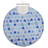Mat De Juego Circular Diseño Estrellas Azul - Dream Kids