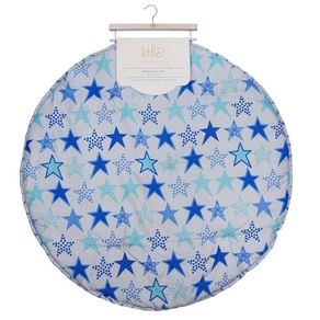 Mat De Juego Circular Diseño Estrellas Azul - Dream Kids