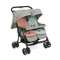 Carruaje Doble Aire Twin Nectar Mineral Gris - Joie