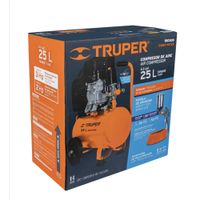 Kit Compresor Horizontal De 25 Litros 3 Hp - Truper