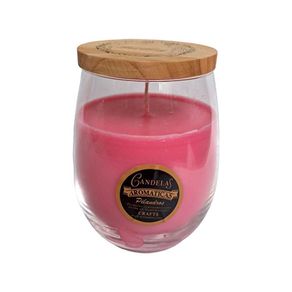 Vela-Con-Aroma-Floral-Coral-Y-Tapa-De-Madera---Pilandros