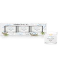 Set De Velas Clean Cotton 3 Pzas - Yankee Candle