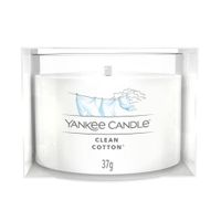 Vela En Frasco Pequeño Clean Cotton 37 G - Yankee Candle
