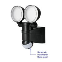 Lampara De Exterior LED Con Sensor De Movimiento 12 W - Volteck