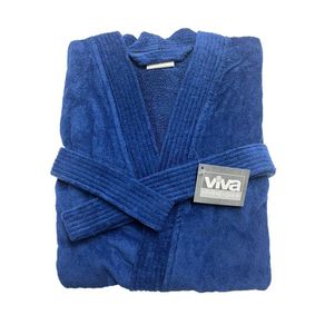 Bata De Baño Azul Talla M Unisex - Viva