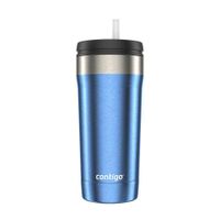 Vaso Térmico Boquilla Dual Azul Y Gris De 18 Oz - Contigo