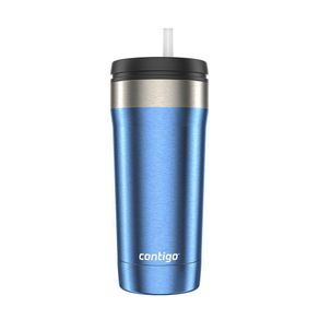 Vaso Térmico Boquilla Dual Azul Y Gris De 18 Oz - Contigo
