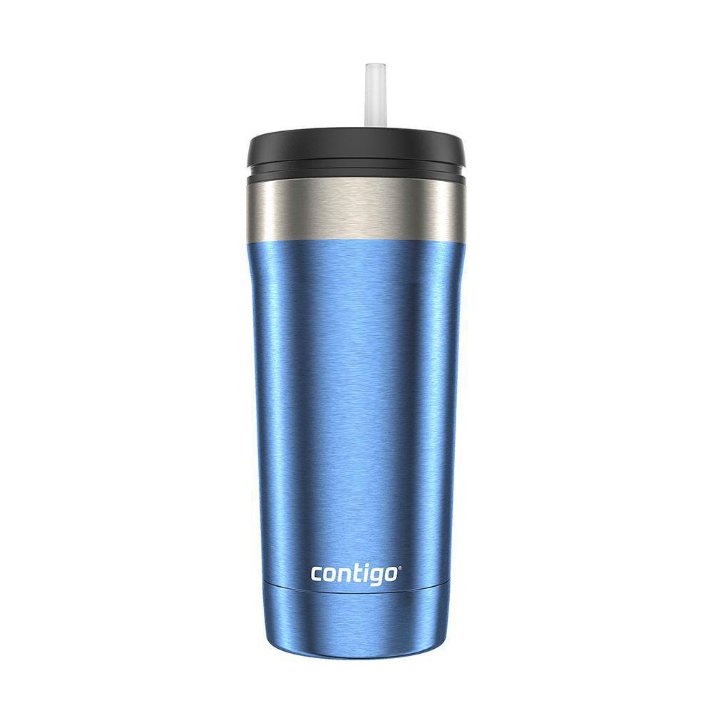 Termo de 532 ml con Boquilla Dual Color Azul y Gris