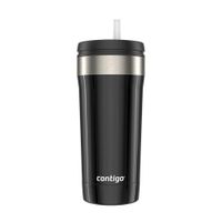Vaso Térmico Boquilla Dual Negro Y Gris De 18 Oz - Contigo