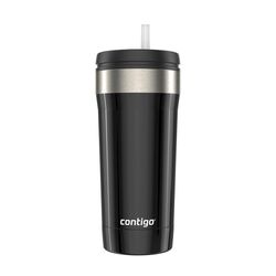 Vaso Térmico Boquilla Dual Negro Y Gris De 18 Oz - Contigo