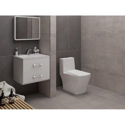 Piso Porcelánico Polaris Nova Gris 45x90 Cm - Interceramic