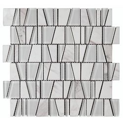 Mosaico Pietra Cristal Geometry Mix 30x30 Cm - Interceramic