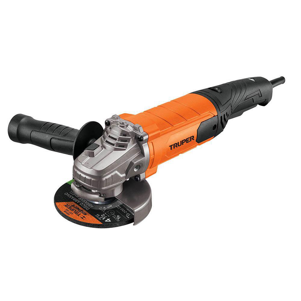 Esmeriladora Angular Profesional 1100 W 4 1/2 Plg - Truper Esmeriladora Angular de 4-1/2 P…