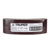 Lija De Banda 3x21 Plg Grano 40 Para Madera Y Metal  - Truper