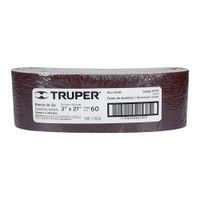 Lija De Banda 3x21 Plg Grano 60 Para Madera Y Metal  - Truper