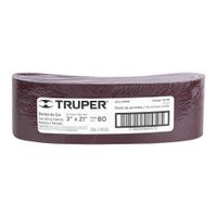 Lija De Banda 3x21 Plg Grano 80 Para Madera Y Metal  - Truper