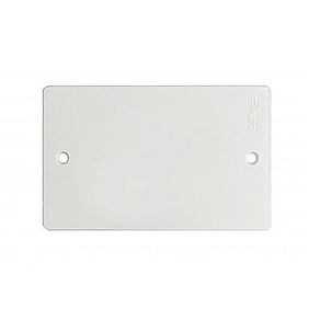 Tapadera Rectangular De Pvc Blanco 4 X 2 Plg