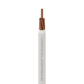 Cable De Cobre Blanco Ecoplus THWN 2 Awg - Phelps Dodge