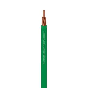 Cable De Cobre Verde Ecoplus THWN 6 Awg - Phelps Dodge
