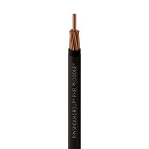 Cable De Cobre Negro Ecoplus THWN 2 Awg - Phelps Dodge