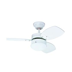 Ventilador De Techo Sprite De 30 Plg Blanco Satinado - Hunter