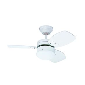 Ventilador De Techo Sprite De 30 Plg Blanco Satinado - Hunter