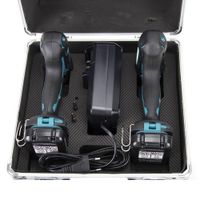 Kit Taladro 3/8 Plg Y Atornilladora Impacto 12 V Inalámbrico - Makita