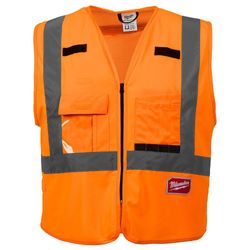 Chaleco De Seguridad Reflectante Cintas Dobles L/Xl - Milwaukee Electric