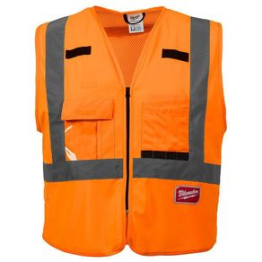 Chaleco De Seguridad Reflectante Cintas Dobles L/Xl - Milwaukee Electric