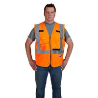 Chaleco De Seguridad Reflectante Cintas Dobles L/Xl - Milwaukee Electric