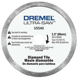 Accesorio De Corte Tipo Disco De Diamante 3.5 Plg - Dremel