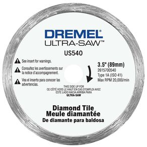 Accesorio De Corte Tipo Disco De Diamante 3.5 Plg - Dremel