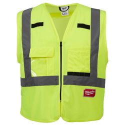 Chaleco De Seguridad Cintas Dobles Amarillo L/Xl - Milwaukee Electric
