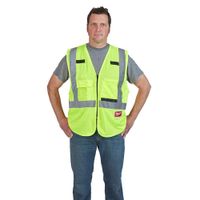 Chaleco De Seguridad Cintas Dobles Amarillo L/Xl - Milwaukee Electric