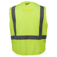 Chaleco De Seguridad Cintas Dobles Amarillo L/Xl - Milwaukee Electric