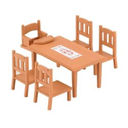 Set De Juego De Comedor Mesa y Sillas - Sylvanian Families
