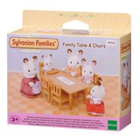 Set De Juego De Comedor Mesa y Sillas - Sylvanian Families