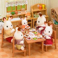 Set De Juego De Comedor Mesa y Sillas - Sylvanian Families