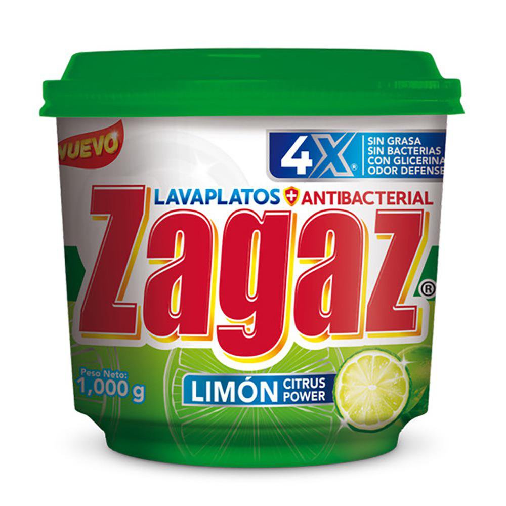 Lavaplatos en Crema Antibacterial Aroma Limón 1 Kg