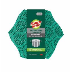 Esponja Esferas De Limpieza Verde - Scotch Brite
