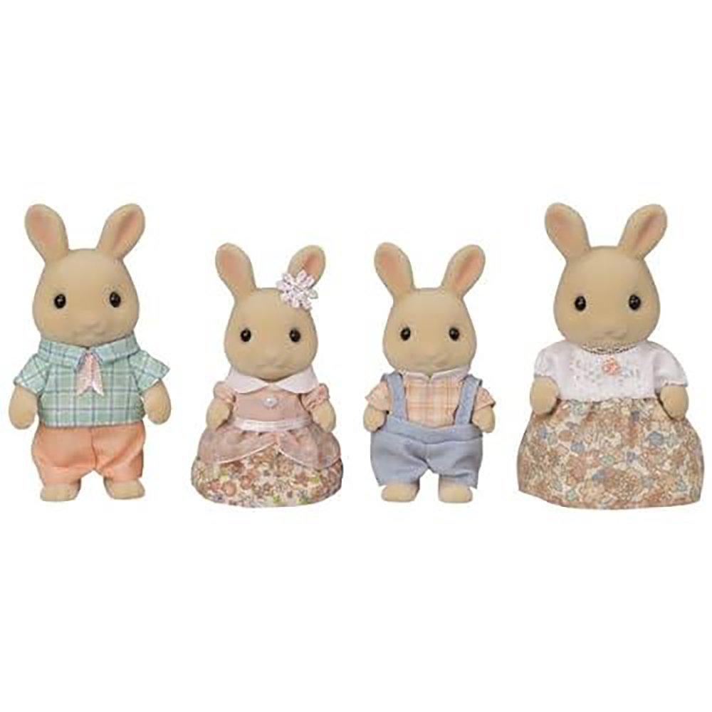 Set de Figuras Sylvanian Families Familia Conejo de Leche Sylvanian Families Set de 4 Cone…