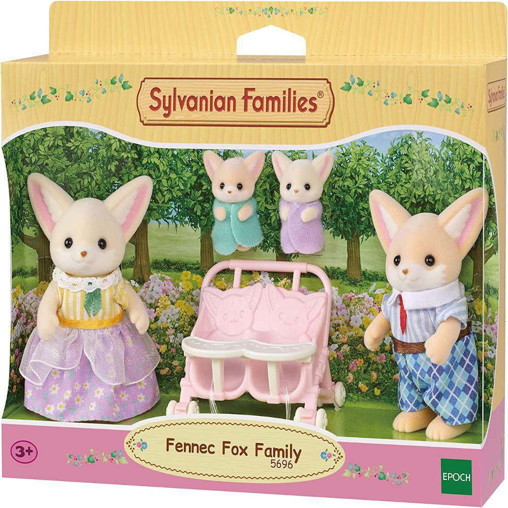 Set de Figuras Sylvanian Families Familia Zorro del Desierto de 5 Piezas Sylvanian Families Familia de Zorros del Desierto