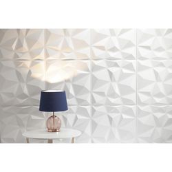 Panel Decorativo Varias Figuras De Pvc Blanco 19.7 Plg - Ace